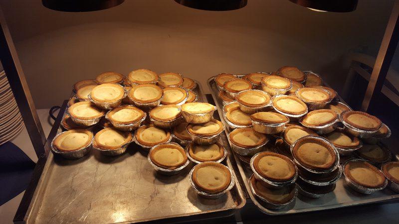 Pie and peas goes down a treat