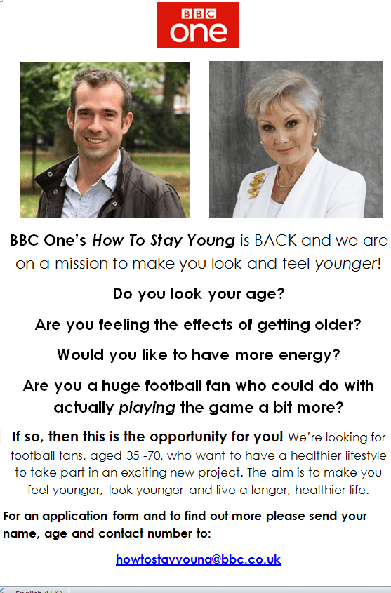 How to Stay Young