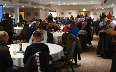 Pies and prizes in Supporters Club 14th December 2019