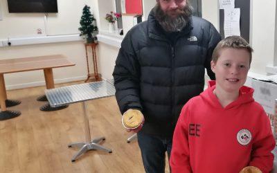 Free Pies go down well with the homeless
