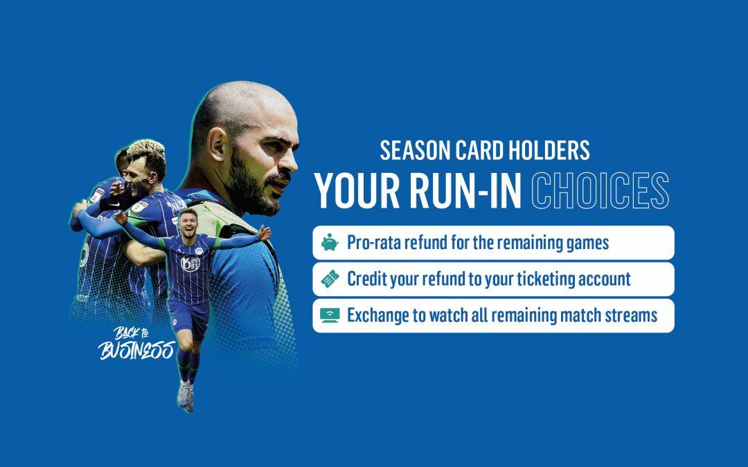 Season ticket refunds