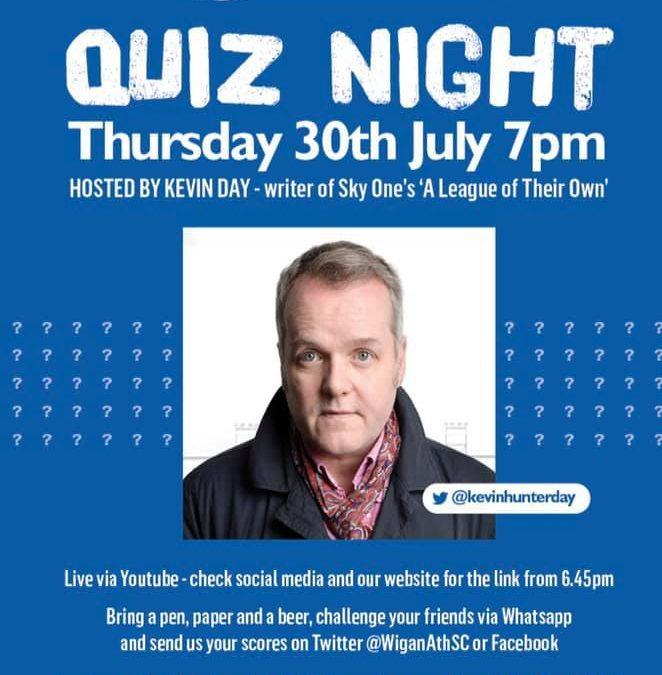 Wigan Athletic Quiz night, is your team ready?