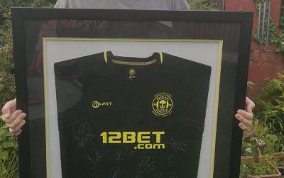 Winner of framed shirt signed by the FA Cup winning team