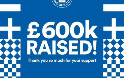 £600k in the Save Wigan Athletic fundraiser