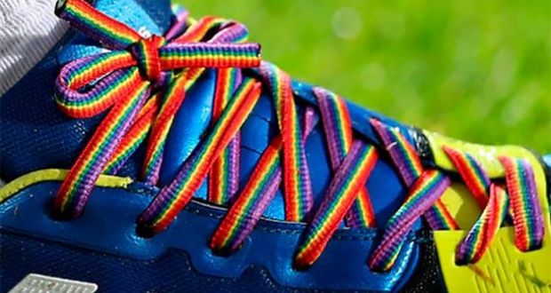 Rainbow laces support this weekend