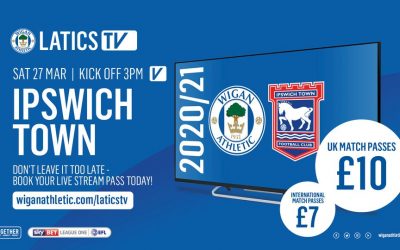 Latics v Ipswich on TV earns Club money