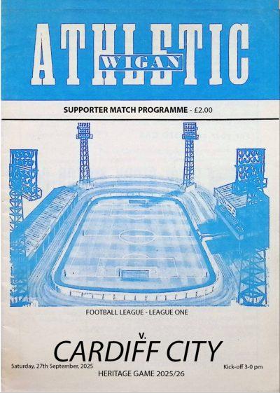Cardiff City Match Programme 27.09.25