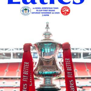 Hemel Hempstead FA Cup Match Day Programme 01-11-25